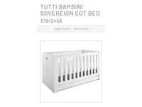 tutti bambini sovereign cot bed